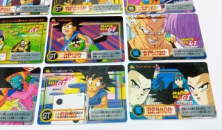 Lote 19 Cartas Dragon Ball GT Cardass Japonesas
