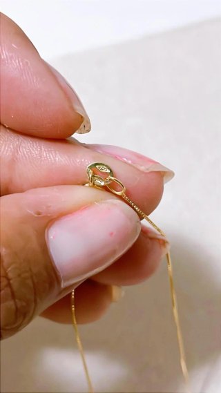 Collana con ciondolo a cuore oro giallo 18kt 750
