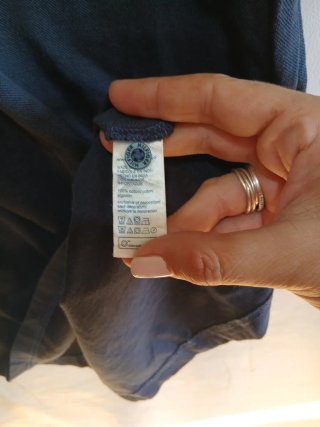 Polo Tommy Hilfiger manga corta azul