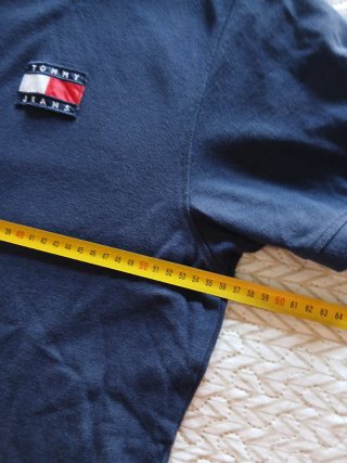 Polo Tommy Hilfiger manga corta azul