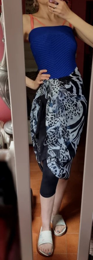 Copricostume foulard Coveri