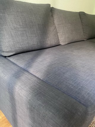 Divano letto angolare IKEA in grigio