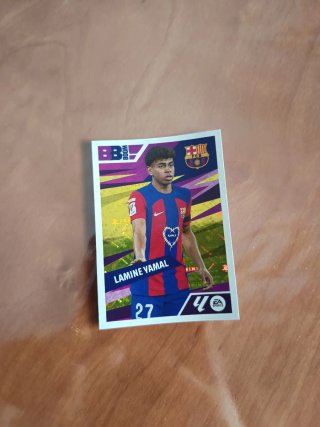 Cromo Lamine Yamal BB Boom FC Barcelona