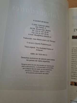 Historia ilustrada de las antigüedades