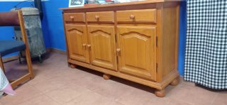 Conjunto muebles de cocina clásico madera