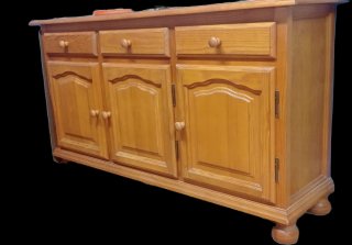 Conjunto muebles de cocina clásico madera