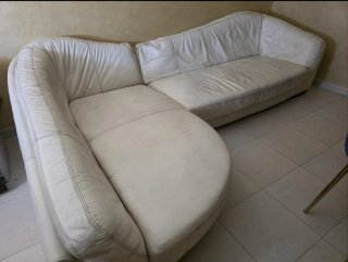 Conjunto Chaislongue  Blanco 263x181