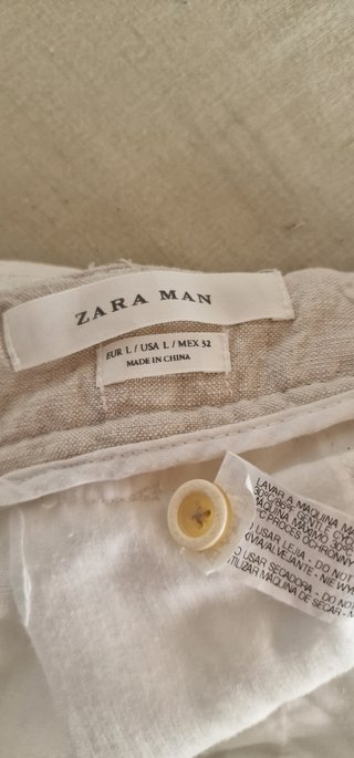 PANTALONES DE LINO ZARA