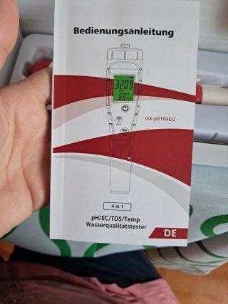 Tester pH EC per idroponica