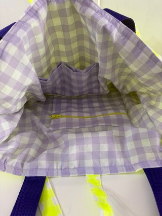 Bolso XL Playa Amarillo y Morado