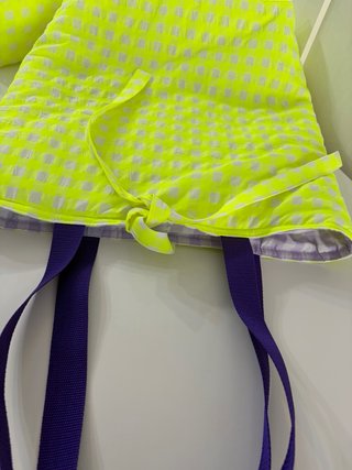 Bolso XL Playa Amarillo y Morado