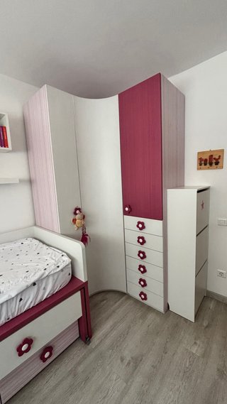 Cama nido juvenil con armario esquinero