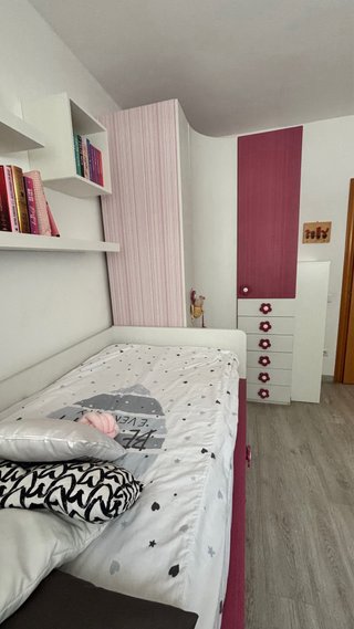Cama nido juvenil con armario esquinero