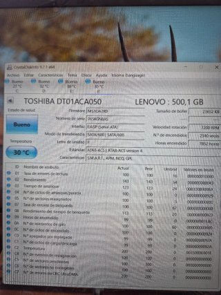 Disco Duro Toshiba 500GB DT01ACA050