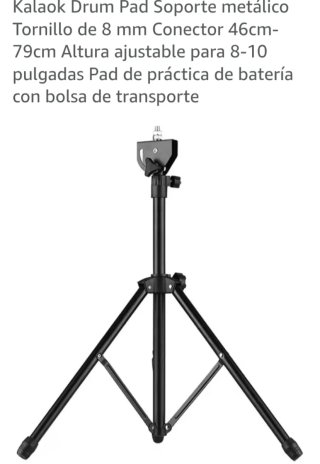 Kalaok Drum Pad Soporte Metálico 8mm