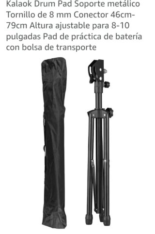 Kalaok Drum Pad Soporte Metálico 8mm