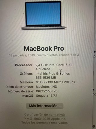 MacBook Pro 13 2019