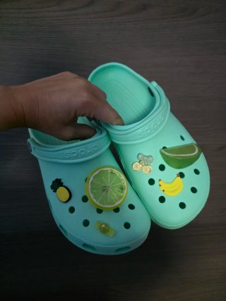 Crocs Talla 39 ( 25 cm)  Verde/ menta