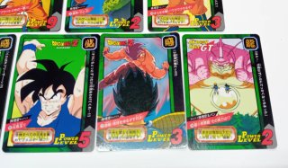 Lote 13 Cartas Dragon Ball Z Power Level