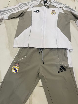 Tuta Adidas Real Madrid Grigio Bianco