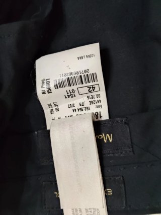 Chaqueta Massimo Dutti Talla 48 Negra/pantalón 42