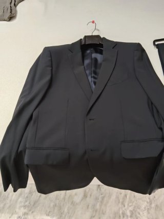 Chaqueta Massimo Dutti Talla 48 Negra/pantalón 42