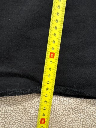 Pantaloncini neri con orsetto streetwear taglia M vi