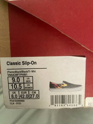 Zapatillas Vans Classic Slip-On Nuevas