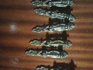 9 tiradores vintage bronce metal