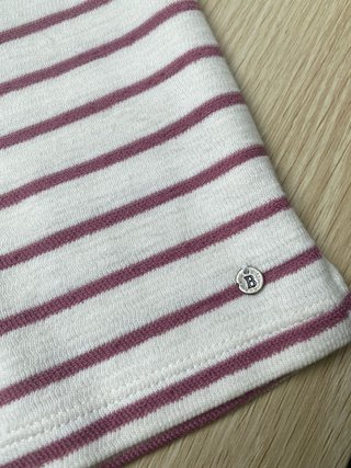 Jersey Brownie rayas rosa y blanco Talla M