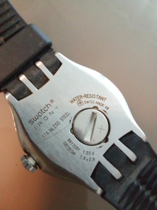 Relógio Swatch Homem Mostrador Grande Preto