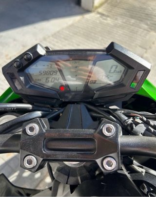 Kawasaki Z800 Negra y Verde