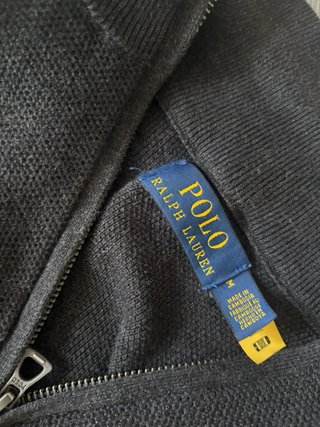 Quarter zip Polo Ralph Lauren gris original