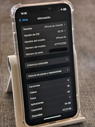 iPhone XS 64GB blanco