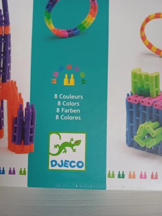 Juego de construcción Djeco Deco Tress 800 piezas