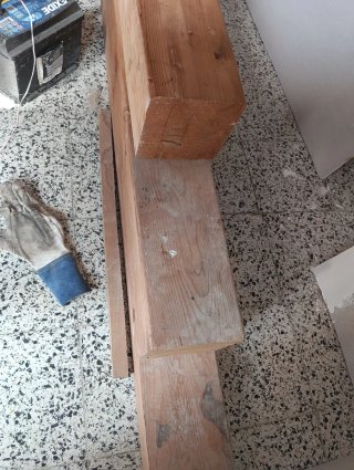 Vigas de pino laminado