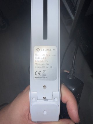 Lámpara de escritorio Etekcity blanca