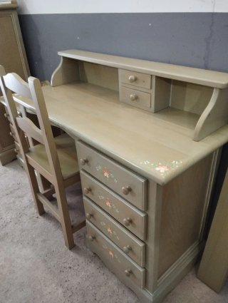 Conjunto Muebles Dormitorio Pintado a Mano