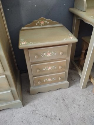 Conjunto Muebles Dormitorio Pintado a Mano