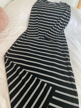 Vestido de rayas Brownie