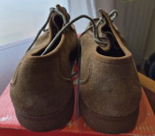Mocasines de ante marrón