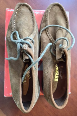 Mocasines de ante marrón