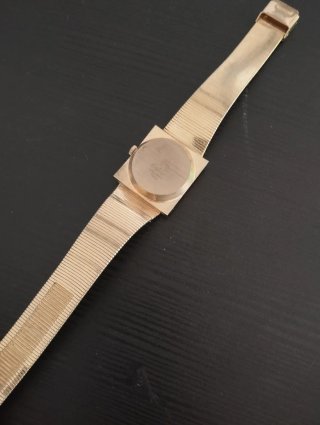 Orologio da polso dorato anni 70