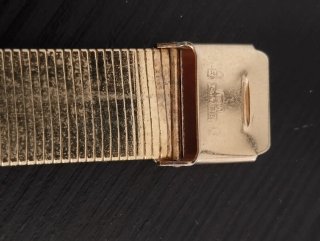 Orologio da polso dorato anni 70