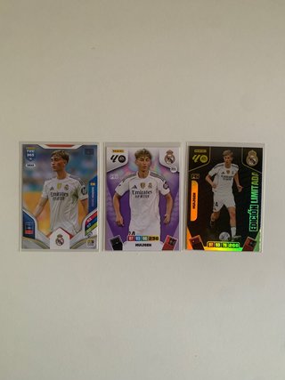 3 Cromos Panini Real Madrid Dean Huijsen