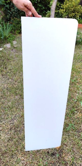 Mesa abatible pared 100x30 cm blanca