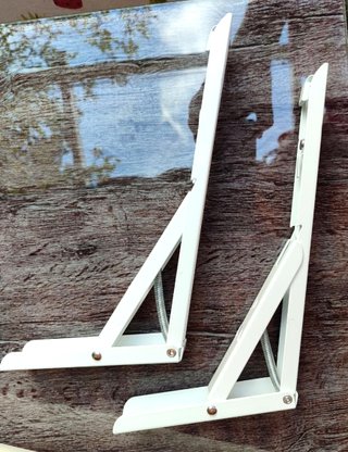 Mesa abatible pared 100x30 cm blanca