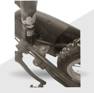 Bicicleta infantil Btwin con ruedines