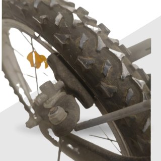 Bicicleta infantil Btwin con ruedines