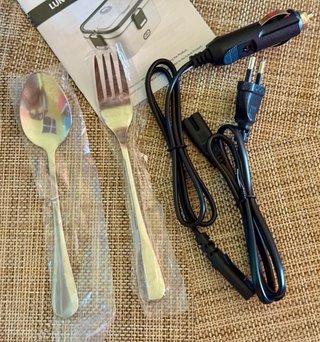 Fiambrera eléctrica portatil calentador comida